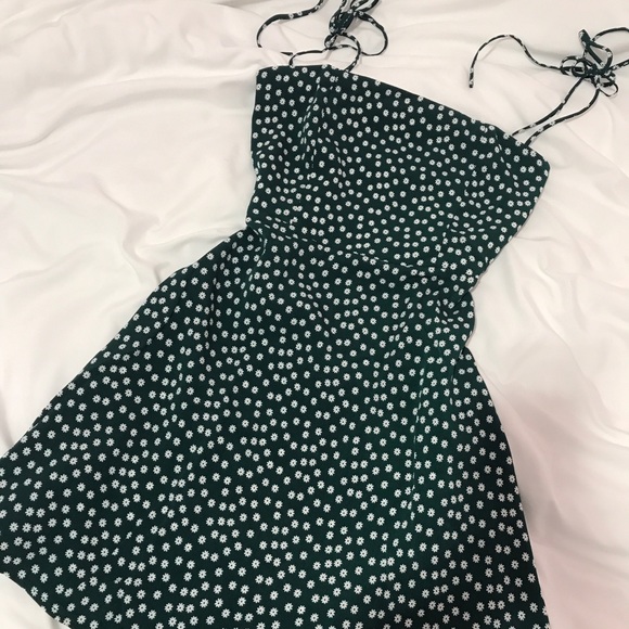 Brand New Green Flower Cami Dress - Picture 2 of 3
